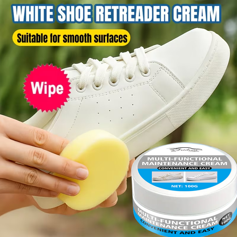 Leather Shoe Polish - Crema pulidora para blanquear los zapatos