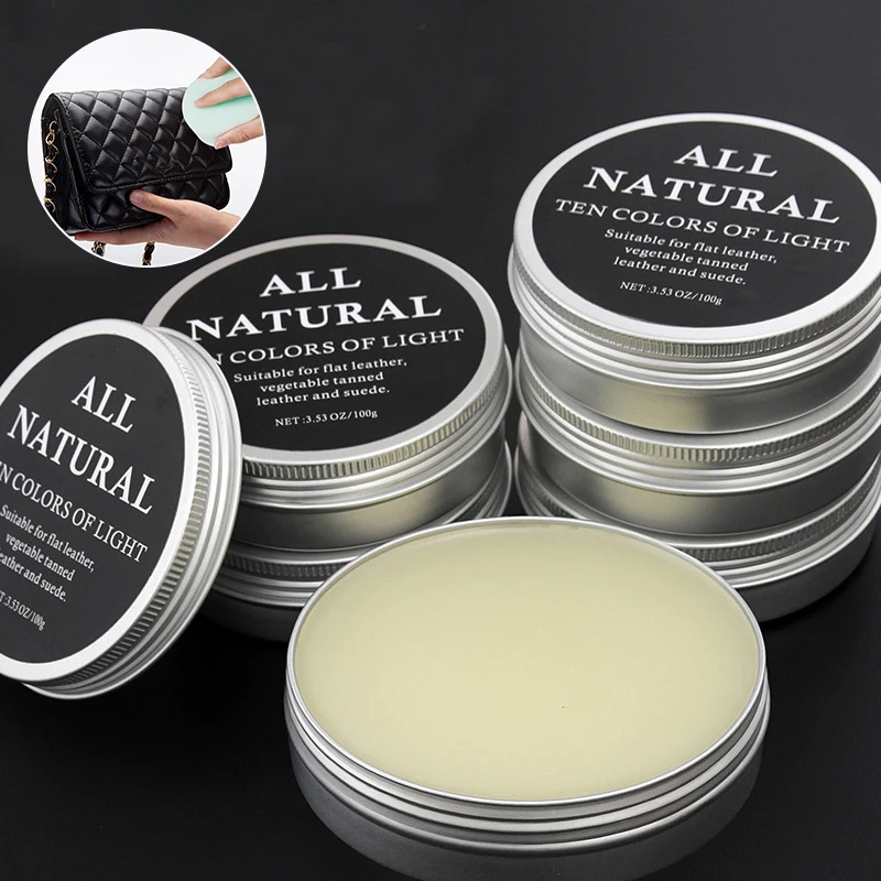 Leather Shoe Polish - Crema de aceite de visón de