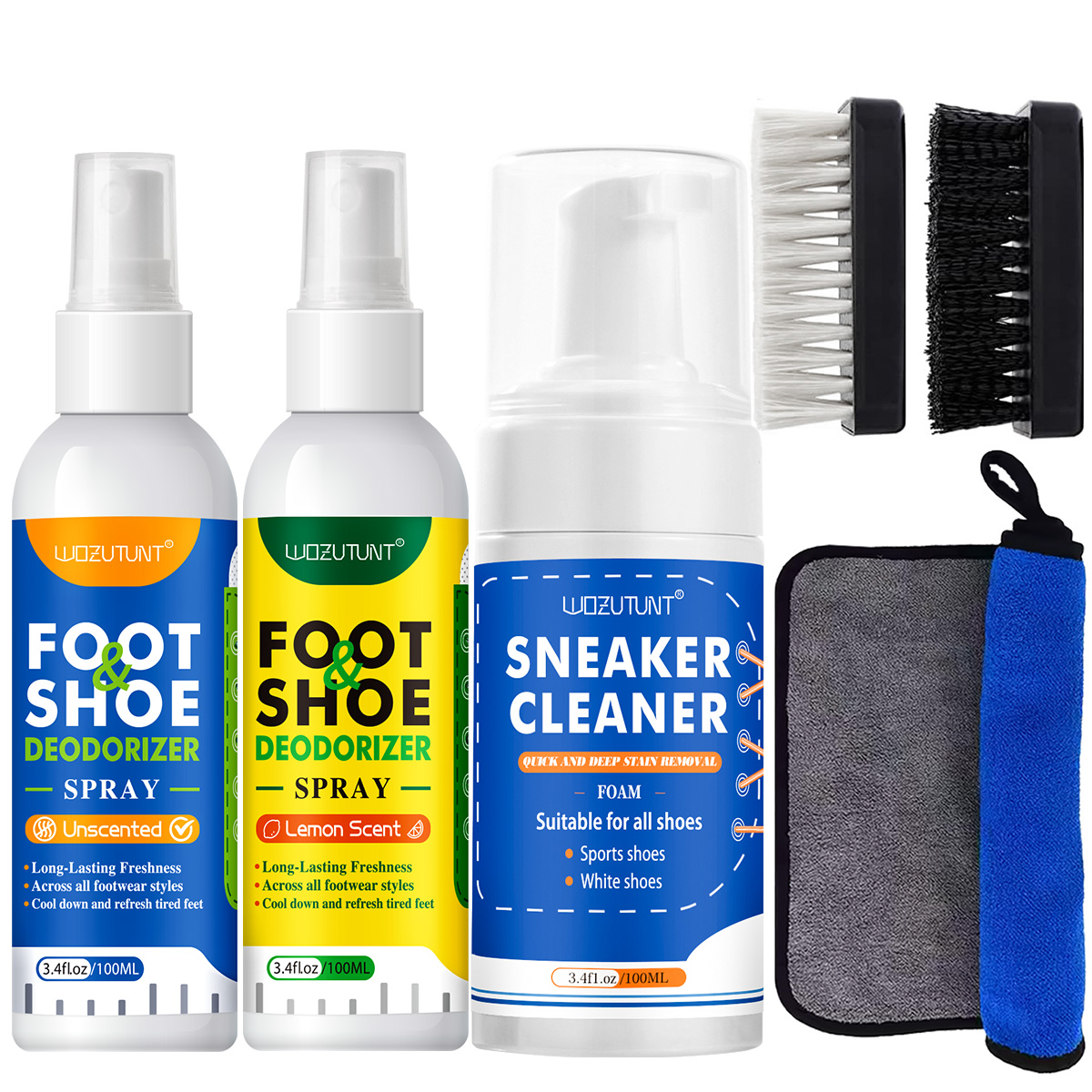 WOZUTUNT Spray o Cepillo o Toa - Shoe Cleaning Brush reseña y precio