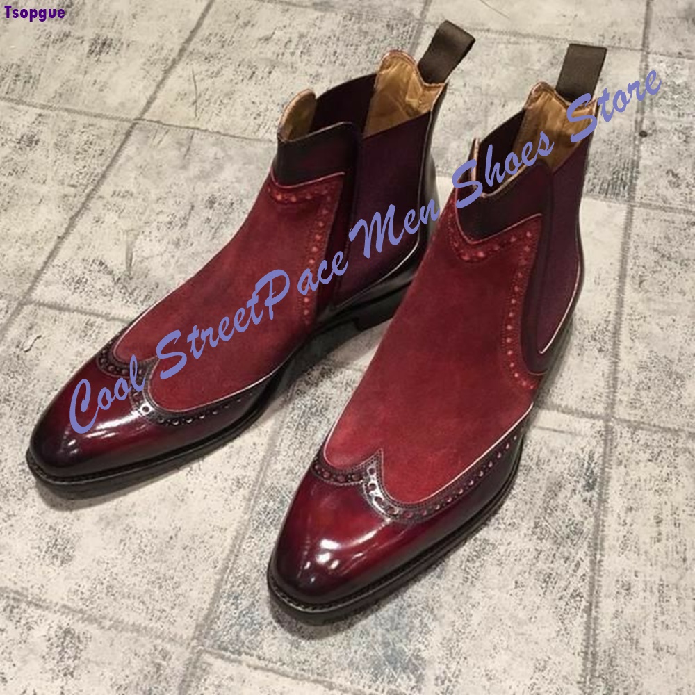 Botas Chelsea Vintage Rojas de - Leather Shoe Polish reseña y precio