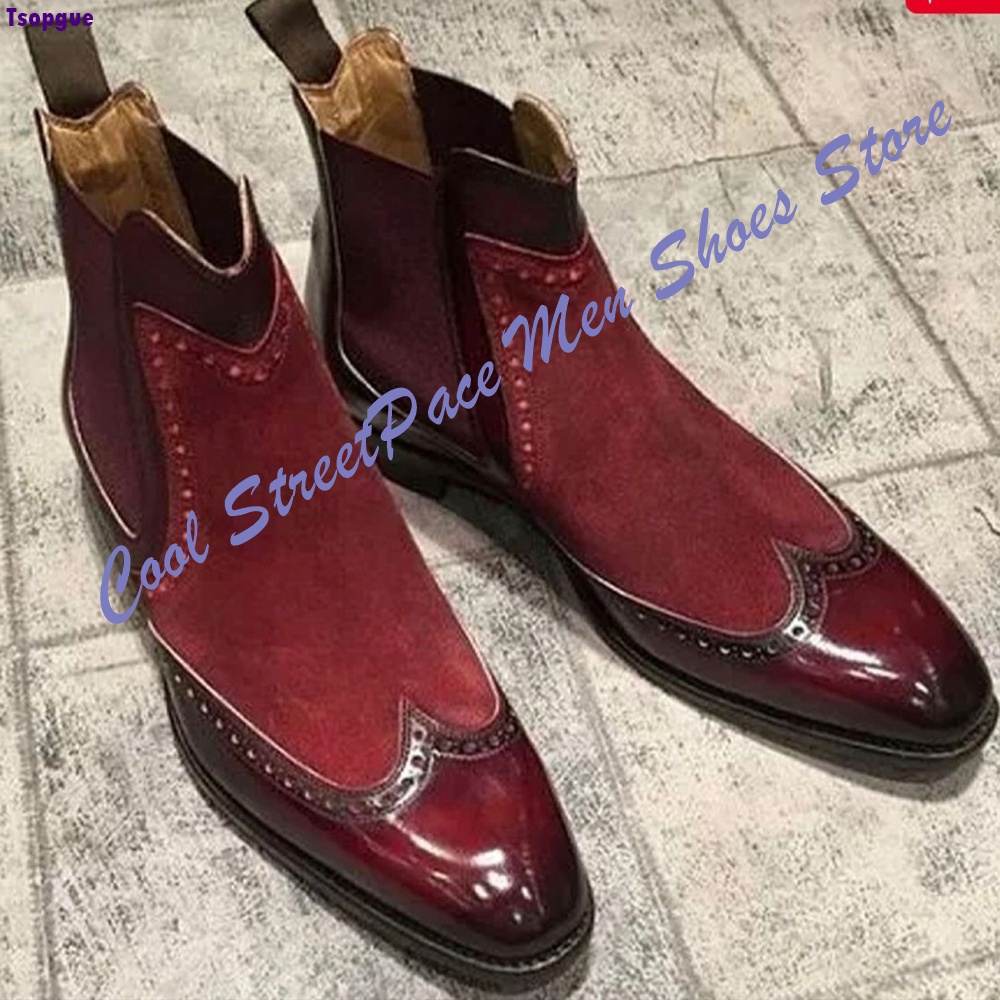 Botas Chelsea Vintage Rojas de - Leather Shoe Polish reseña y precio