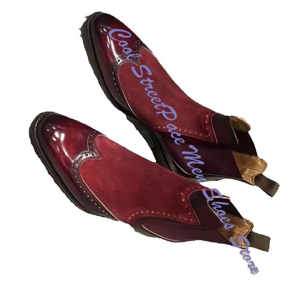 Botas Chelsea Vintage Rojas de - Leather Shoe Polish reseña y precio