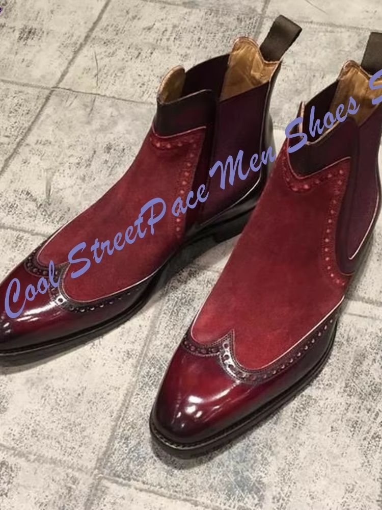 Botas Chelsea Vintage Rojas de - Leather Shoe Polish reseña y precio