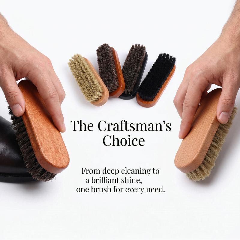 Cepillo para zapatos de madera - Leather Shoe Polish reseña y precio