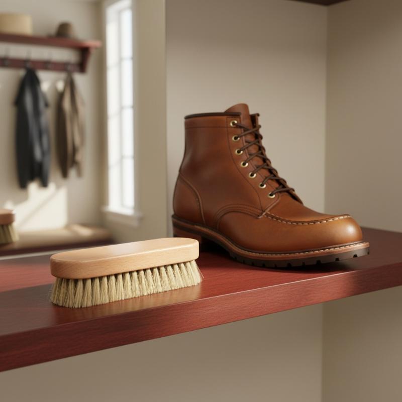 Cepillo para zapatos de madera - Leather Shoe Polish reseña y precio