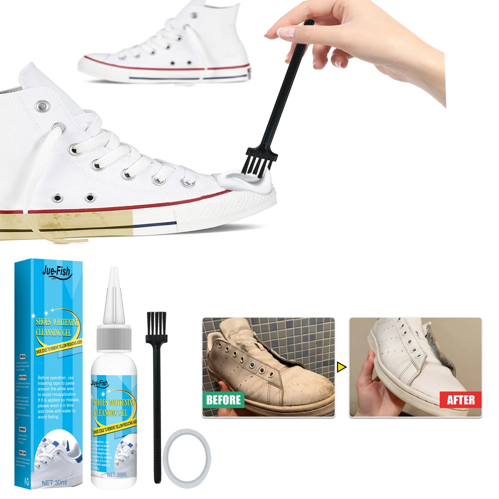 Gel de limpieza de zapatos bla - Sneaker Care Spray reseña y precio